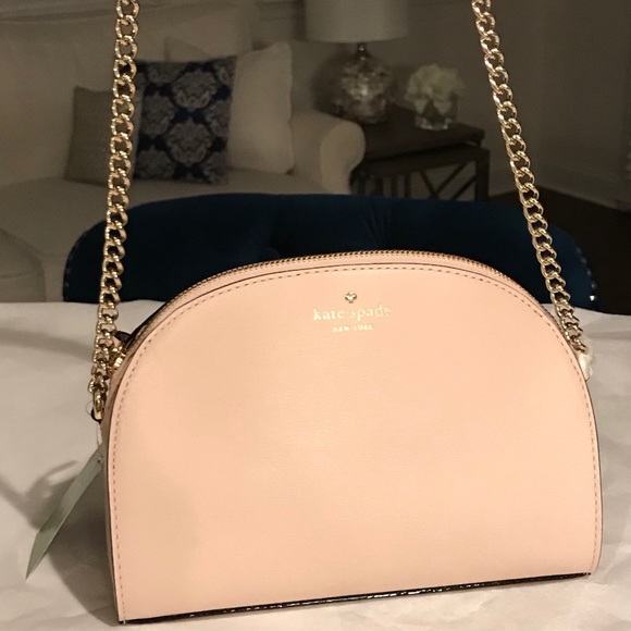 ✨SOLD!!!✨♠️Kate Spade NWT! Blush Leather Chain Bag - Picture 8 of 9